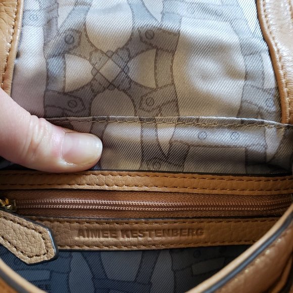 NWOT Aimee Kestenberg Leather Fringe Crossbody Bag - Picture 9 of 11